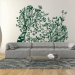 Vinilo Decorativo Arboles frondosos