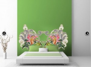 Vinilo Decorativo cabecero de cama