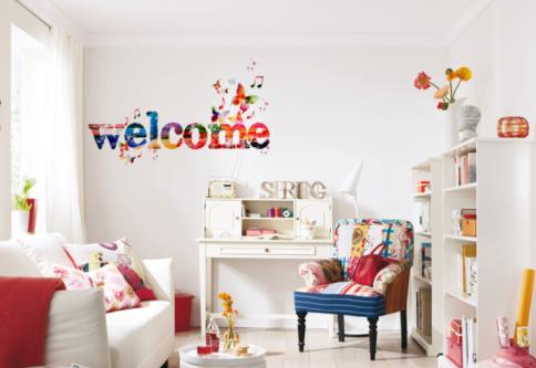 Vinilo Decorativo Welcome