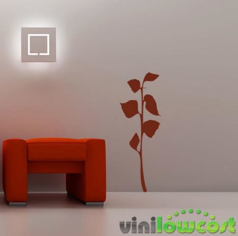 Vinilo Decorativo Ramas con hojas