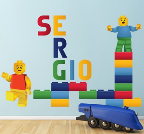 Vinilo Decorativo Lego