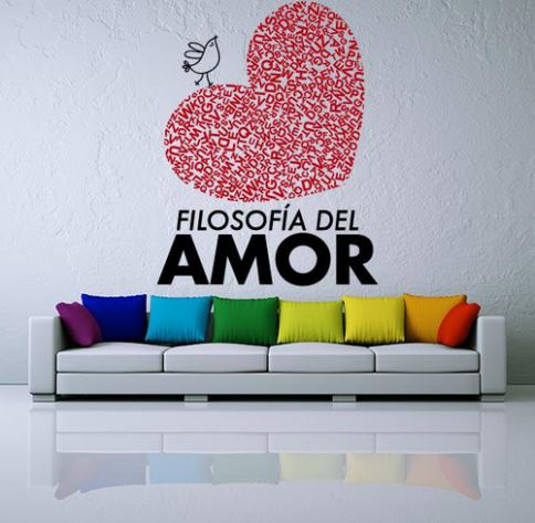 Vinilo Decorativo Filosofia del amor