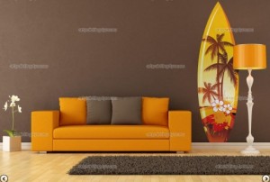 Vinilo decorativo Tabla de Surf
