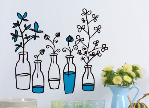 vinilo-decorativo-florero