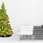 Vinilo adhesivo :: El típico árbol de Navidad