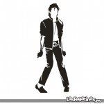 Vinilo Decorativo de Michael Jackson