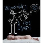 Vinilo Decorativo Bienvenida para bebes