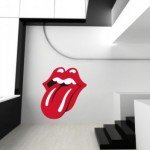 La pegatina de los Rolling Stones