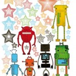 Vinilos decorativos de robots