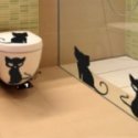 Vinilo Decorativo Gatos Negros