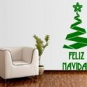 Vinilo Decorativo Arbol Adhesivo de Navidad