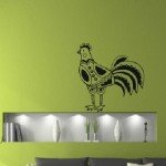 Un gallo muy bonito para decorar la pared