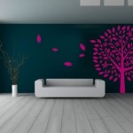 Vinilo Decorativo Arbol Frondoso