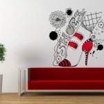 Bonito zapato para decorar la pared