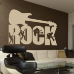 decoración rockera