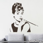 Vinilo de cine con Audrey Hepburn