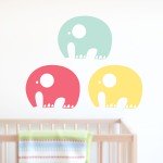 Elefantes de colores