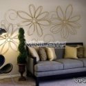 vinilo decorativo flores