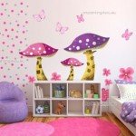 Un vinilo decorativo hermoso y colorido para el cuarto de los niños