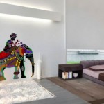 Elefante lleno de colores para decorar la pared