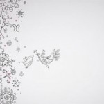 Vinilo Decorativo Floral pajarito