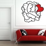 vinilo decorativo rostros