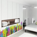 Cenefa con manos coloridas para decorar armarios ultralisos