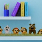 Una minicenefa súper alegre ¡para los peques! un montón de perritos