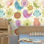Vinilo Decorativo Pajaros Papel Pintado