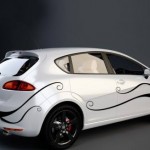 Vinilo Decorativo de ondas para tu coche