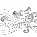 Vinilo Decorativo Olas