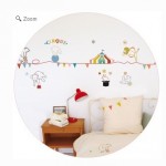 Decora el cuarto de los peques con esta cenefa circense