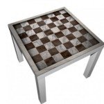 Transforma cualquier mesita en un tablero de ajedrez