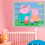 Hermosa imagen de Peppa Pig y su familia
