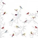 Vinilo Decorativo Arbol con pajaros