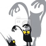 Vinilo Decorativo Gato Monstruo