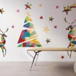 ¡¡Qué interesante árbol navideño adhesivo!!