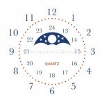 Vinilo Decorativo con reloj a cuarzo