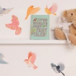 Hermoso diseño de pájaros alegres
