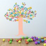 Precioso árbol repleto de flores para decorar tu pared