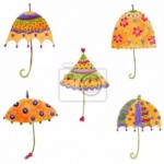 ¡¡Preciosos paraguas para la decoracion del cuarto de la niña!!