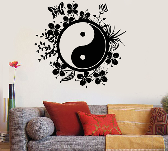 Vinilo decorativo Ying y Yang