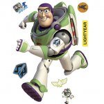 Buzz Lightyear en un vinilo que brilla en la oscuridad