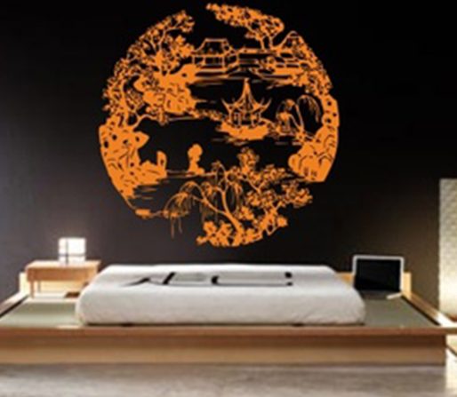 Vinilo paisaje oriental