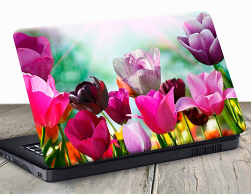 vinilos-para-portatiles-con-tulipanes